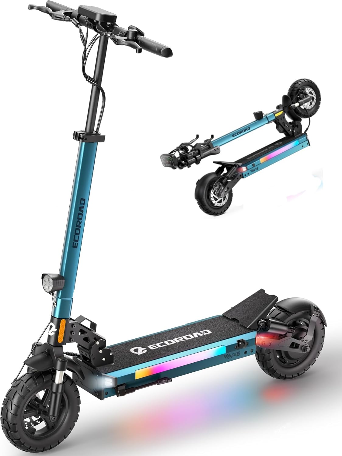 ECOROAD ES6 1000W Adults Electric Folding Scooter