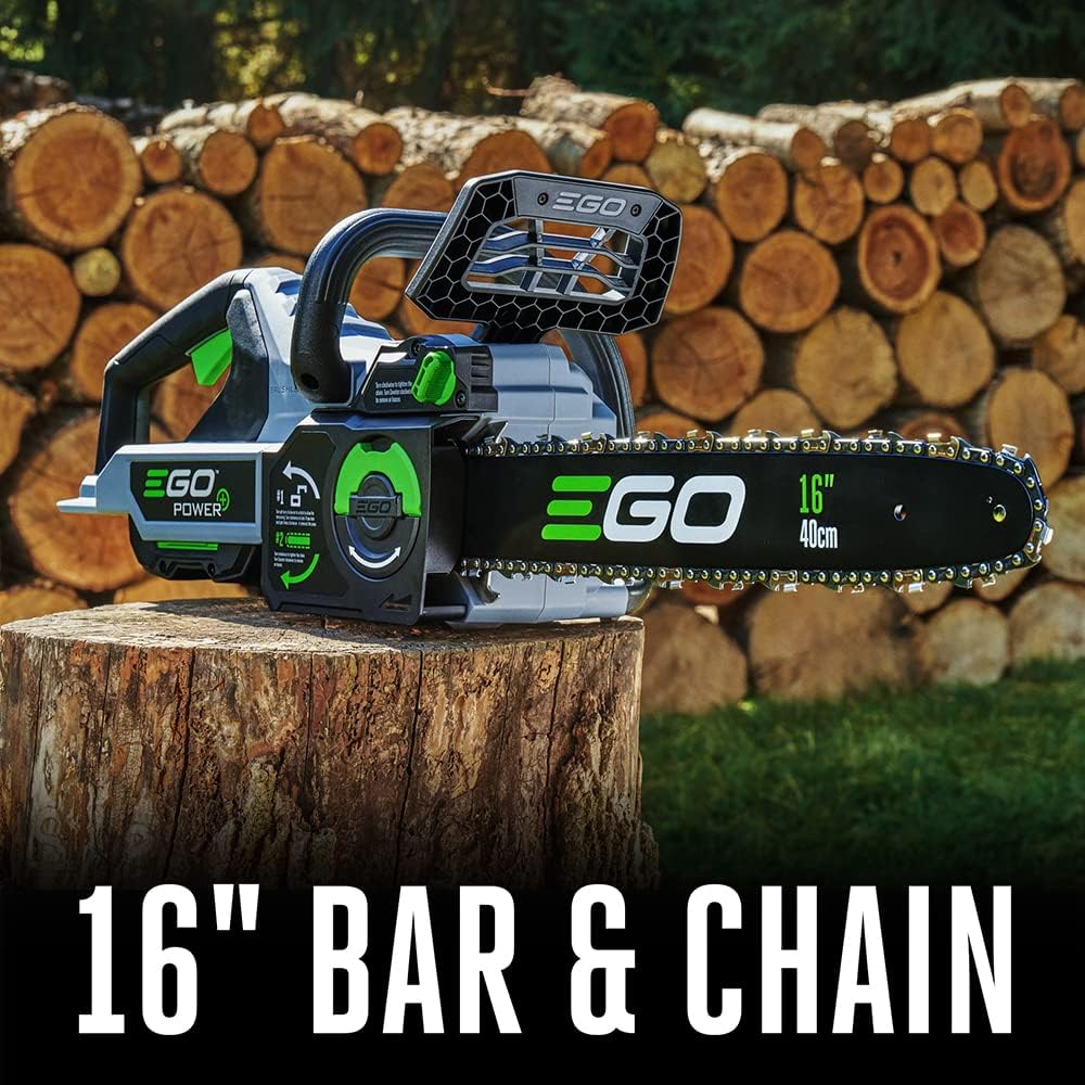 EGO Power CS1613 16” Electric Cordless Chainsaw with 56V 4.0Ah Battery and Charger