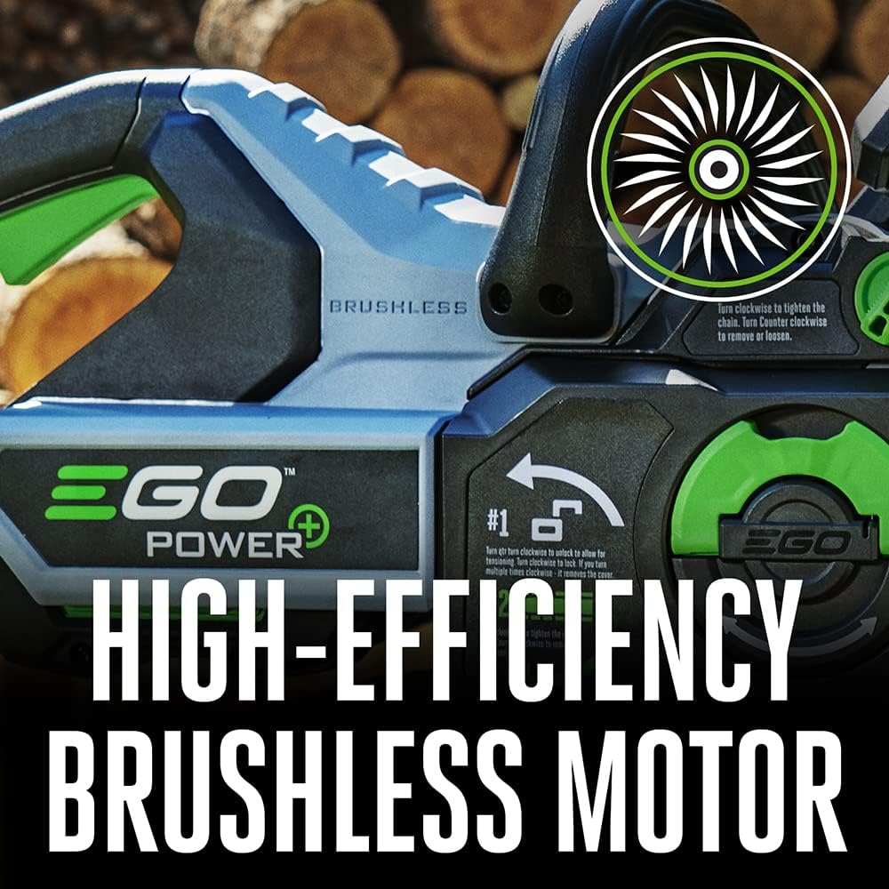EGO Power CS1613 16” Electric Cordless Chainsaw with 56V 4.0Ah Battery and Charger