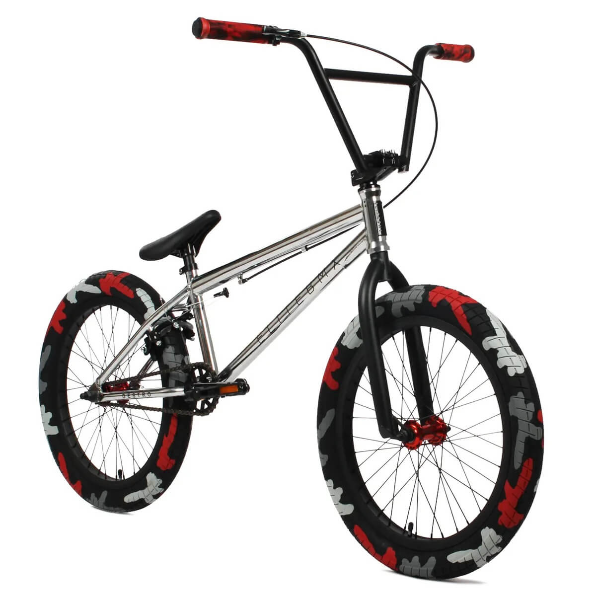 Elite BMX DESTRO Lightweight Freestyle BMX Bike Bicycle Red Carnage Elite BMX DESTRO Lightweight Freestyle BMX Bike Bicycle Red Carnage