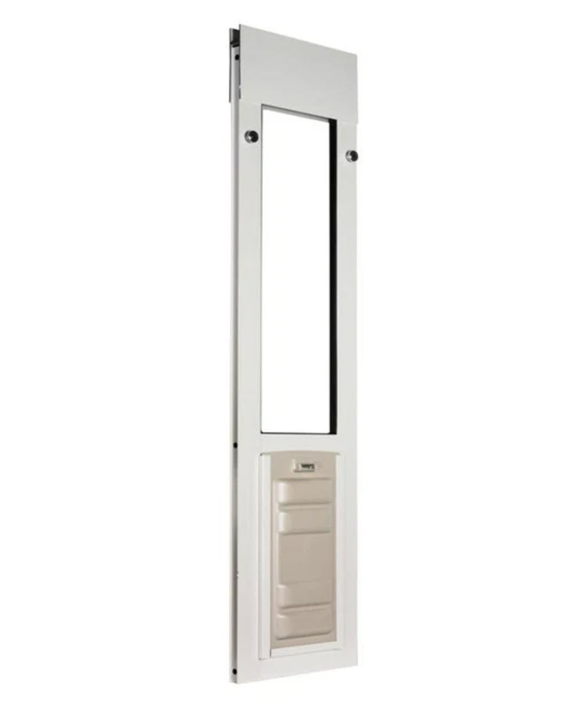 Endura Cat Door, Single Flap For Horizontal Sliding Windows