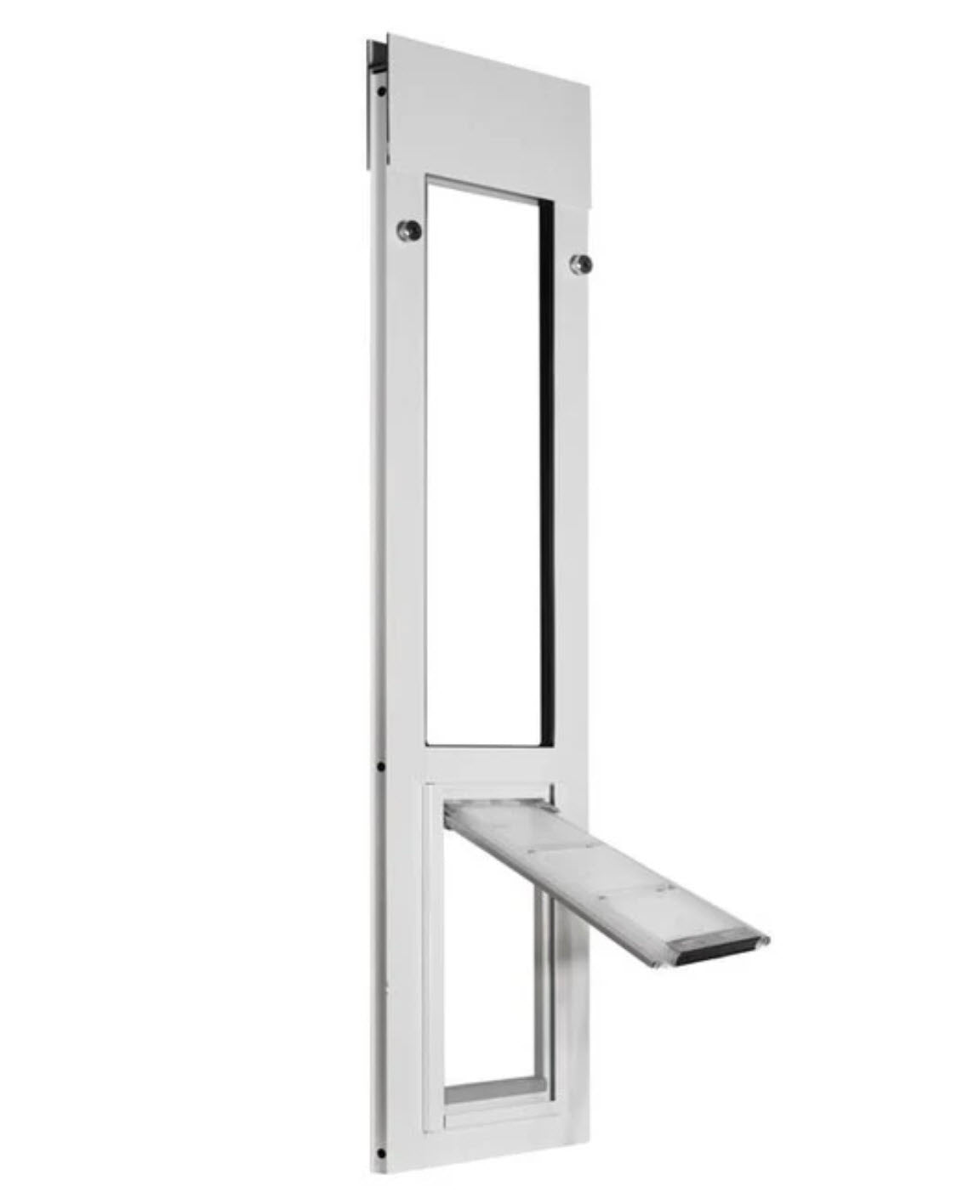 Endura Cat Door, Single Flap For Horizontal Sliding Windows
