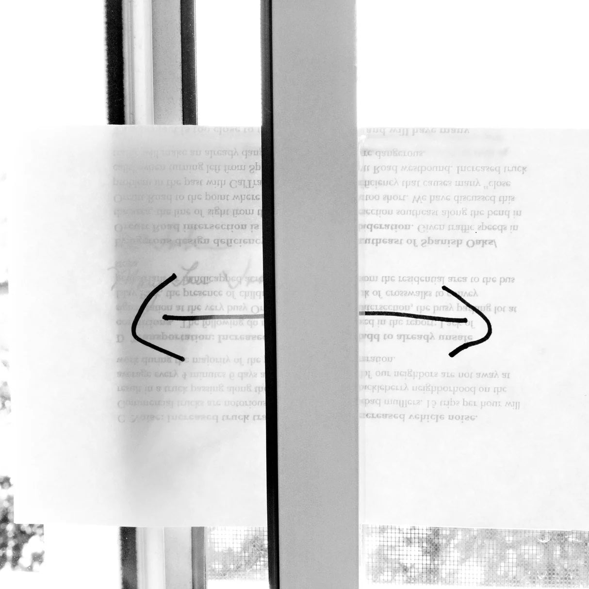 Endura Flap Replacement Sliding Door 'Draft Stopper' Center Post Weatherstrip for Pet Doors