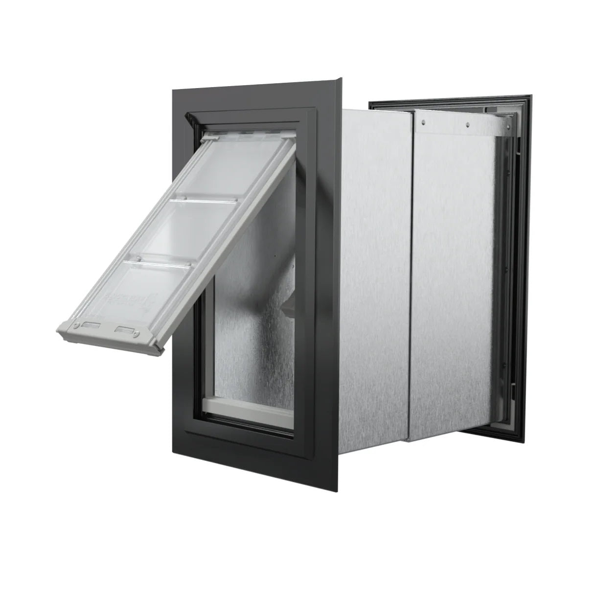 Endura Patio Pacific DOUBLE FLAP, WALL MOUNT Pet Door for THICK Walls