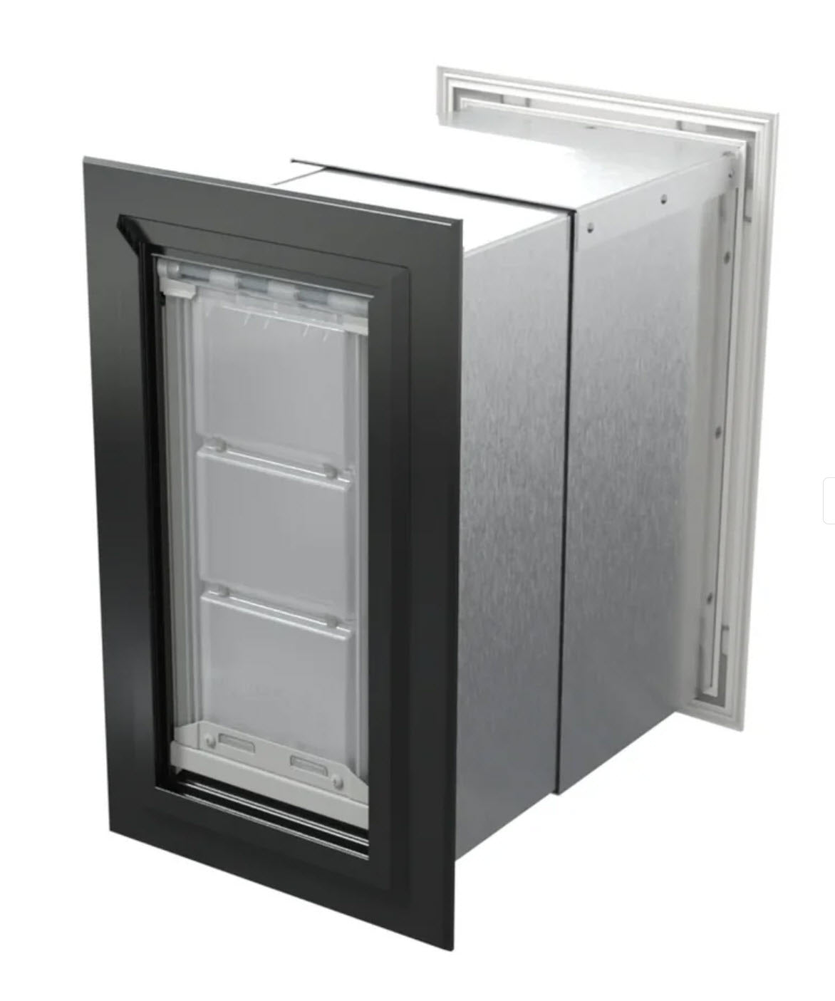 Endura Patio Pacific DOUBLE FLAP, WALL MOUNT Pet Door for THICK Walls