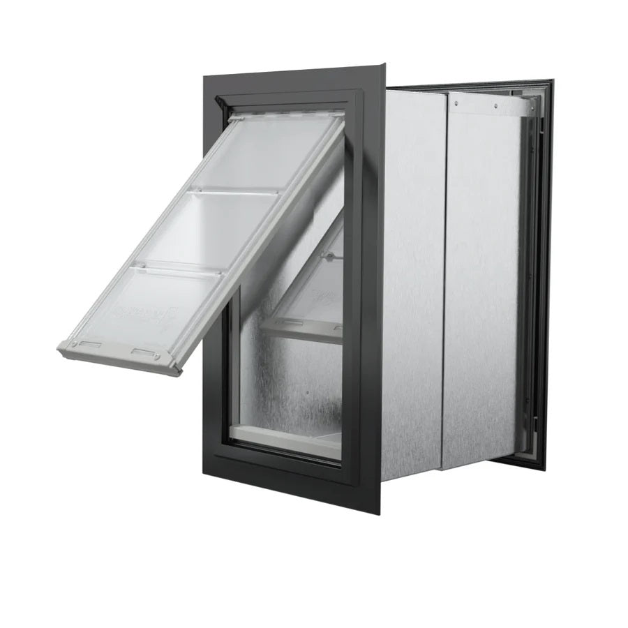 Endura Patio Pacific DOUBLE FLAP, WALL MOUNT Pet Door for THICK Walls