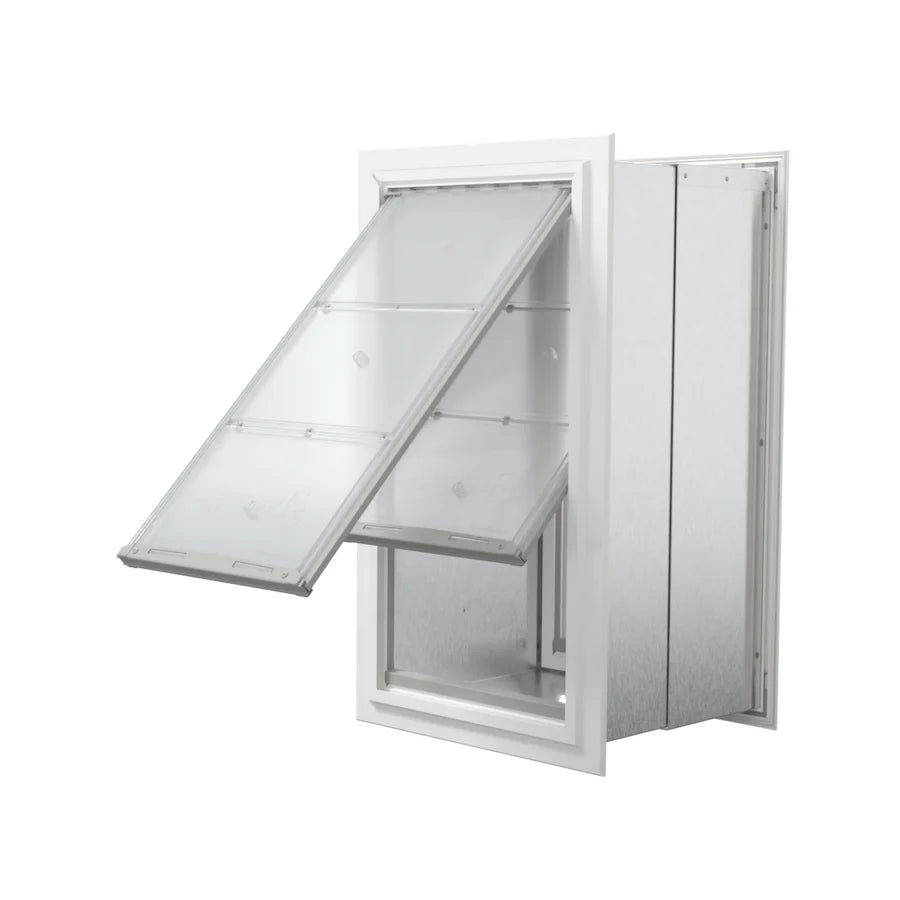 Endura Patio Pacific DOUBLE FLAP, WALL MOUNT Pet Door for THICK Walls