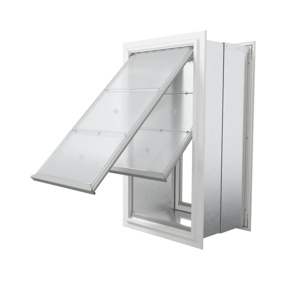 Endura Patio Pacific DOUBLE FLAP, WALL MOUNT Pet Door for THICK Walls
