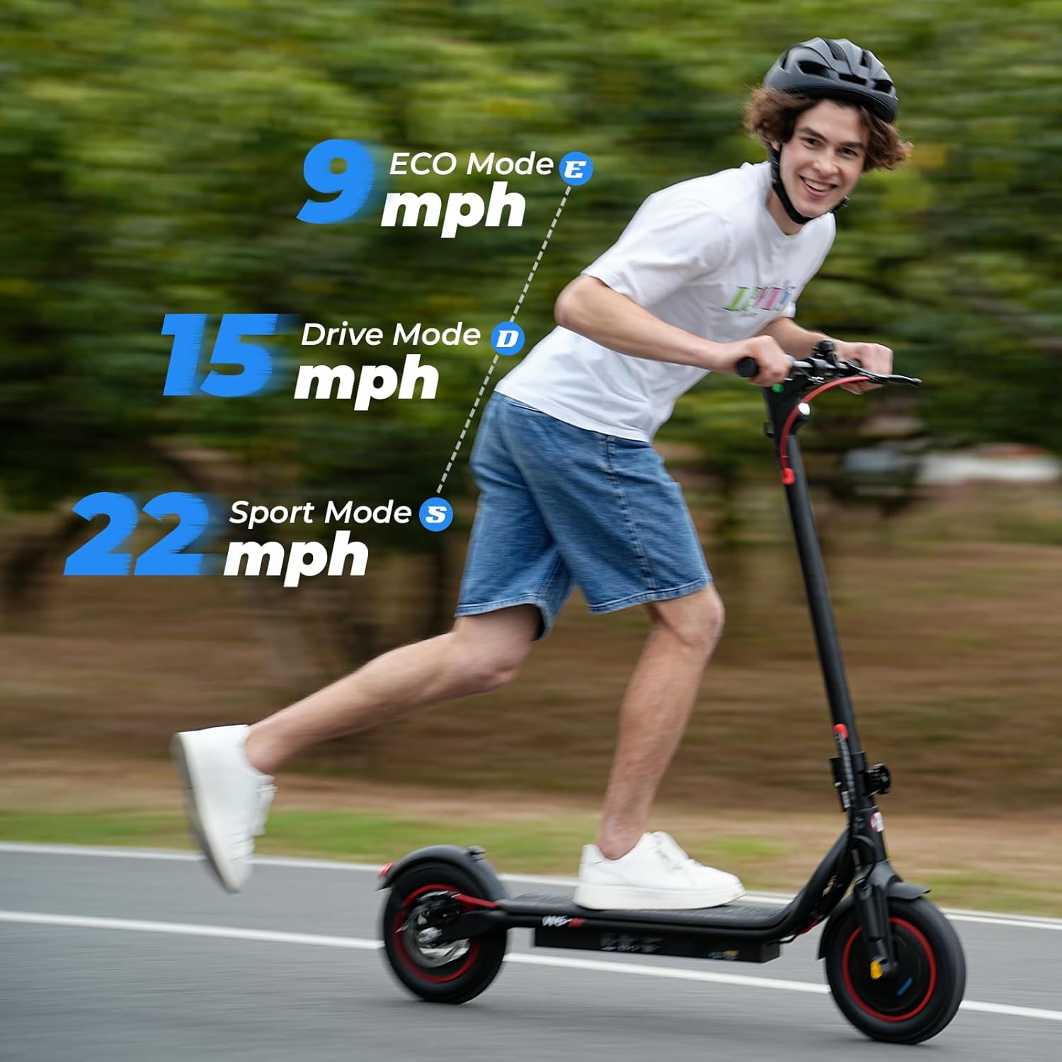 Escoone W6 500W 10" Wheels Folding Electric Scooter