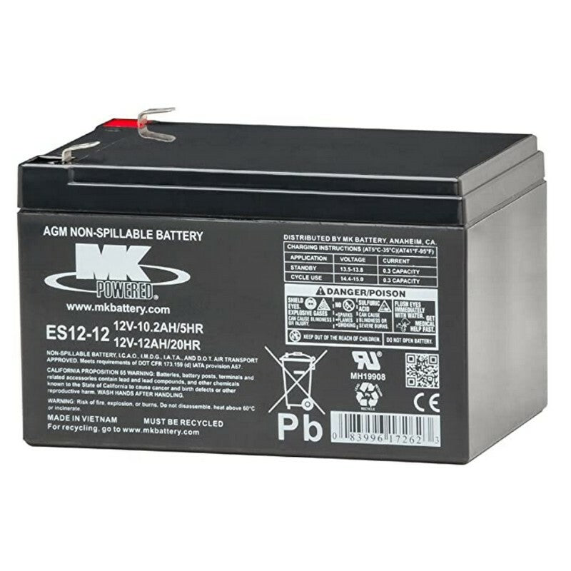 EV Rider 12V 12Ah SLA BATTERY Transport Scooters MK-12V12AH — Upzy.com