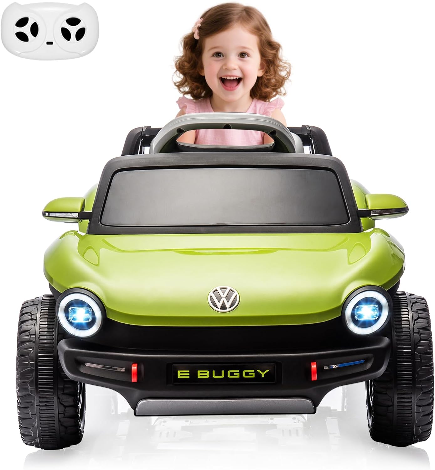 Garvee 12V Volkswagen Beetle 4 Wheel Kids' Electric Ride-On Car