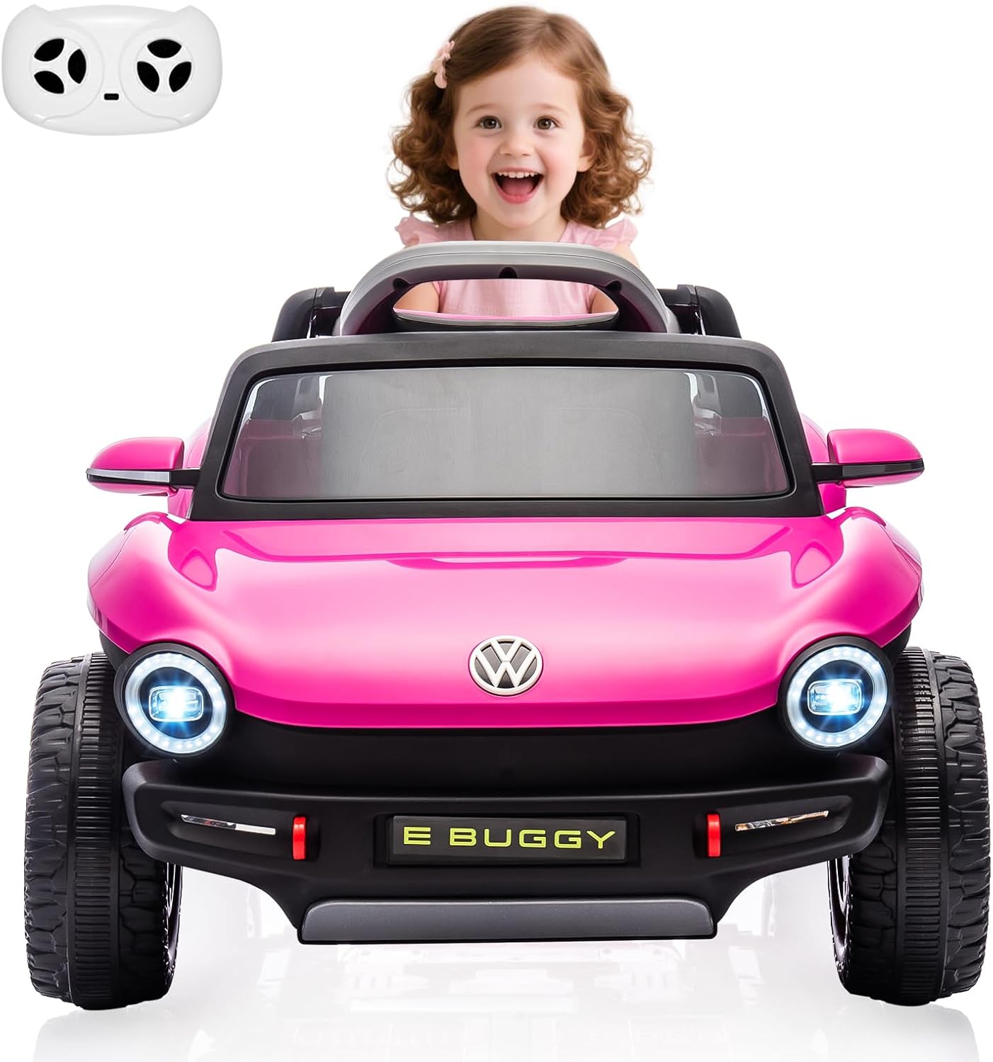 Garvee 12V Volkswagen Beetle 4 Wheel Kids' Electric Ride-On Car