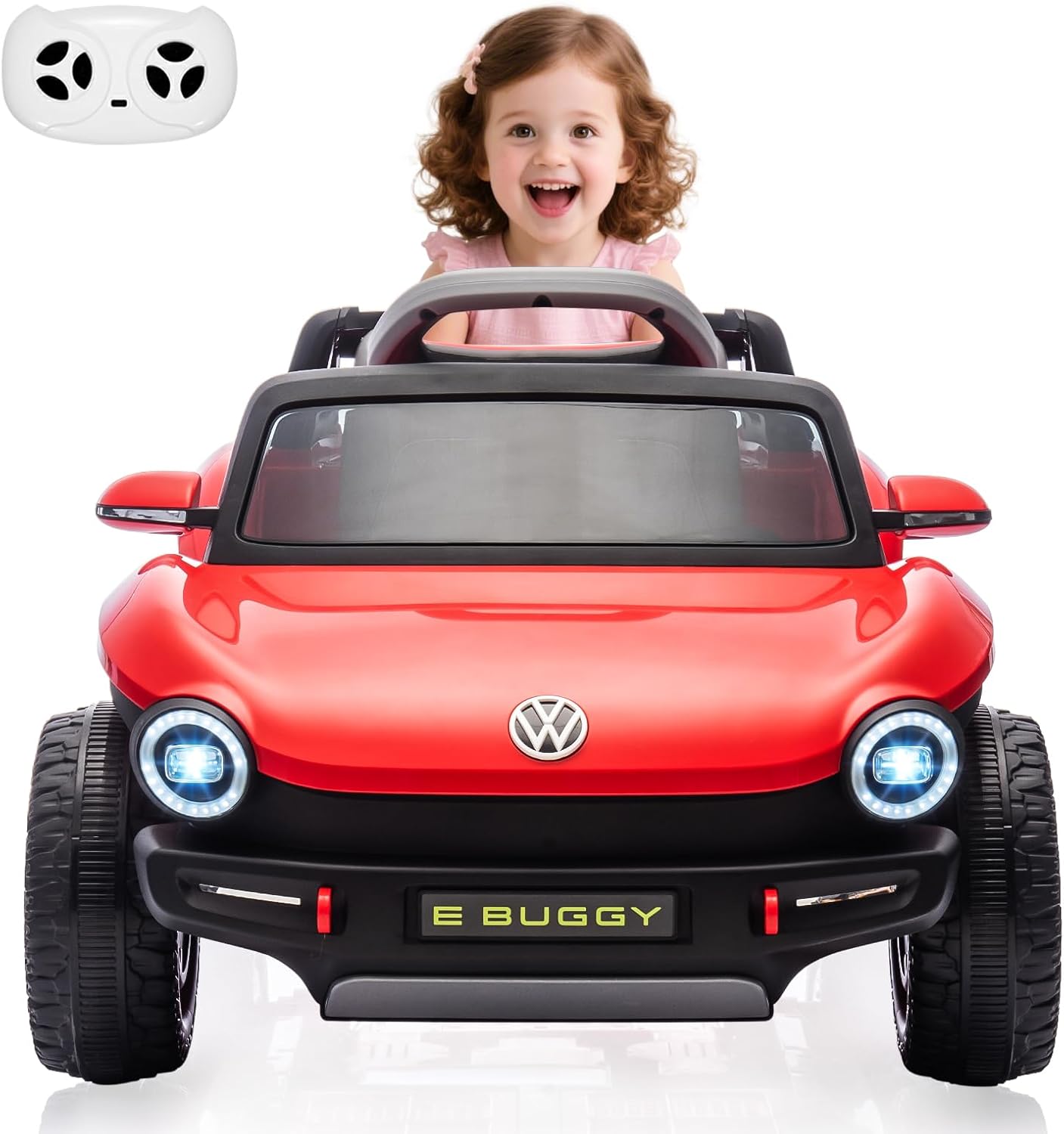 Garvee 12V Volkswagen Beetle 4 Wheel Kids' Electric Ride-On Car