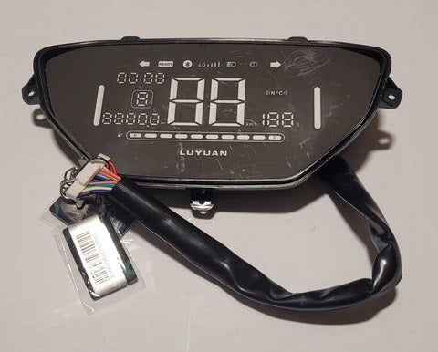 Gio Electric Replacement SPEED-O-METER with HORN for Ultron Electric Moped Scooter