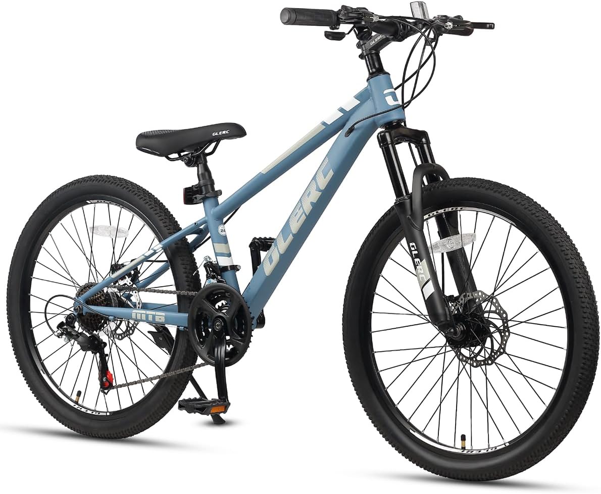 Glerc 24" SKYLINE 21-Speed Kids Mountain Bicycle