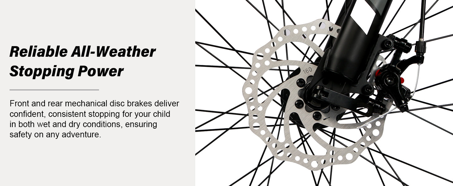 Glerc 24" SKYLINE 21-Speed Kids Mountain Bicycle