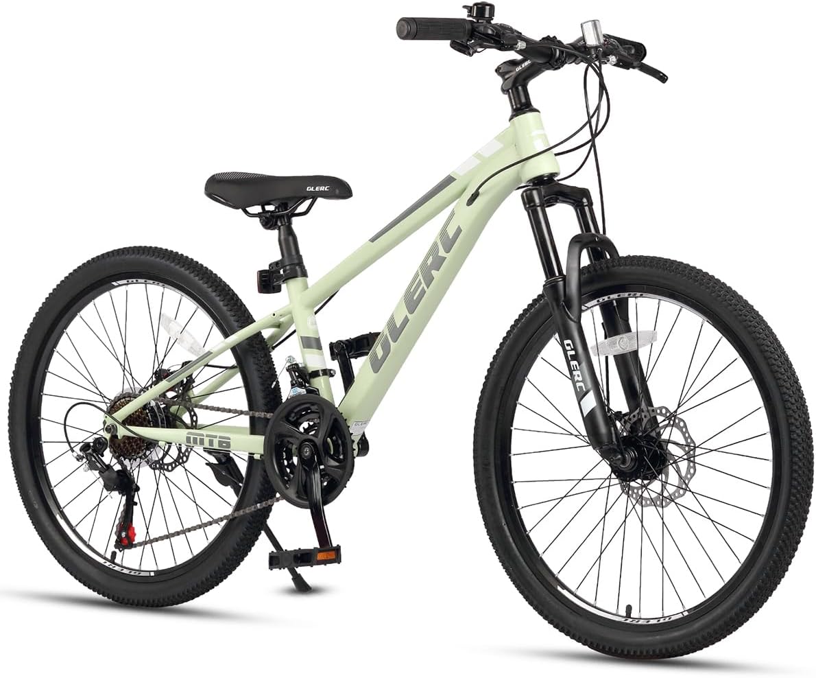 Glerc 24" SKYLINE 21-Speed Kids Mountain Bicycle