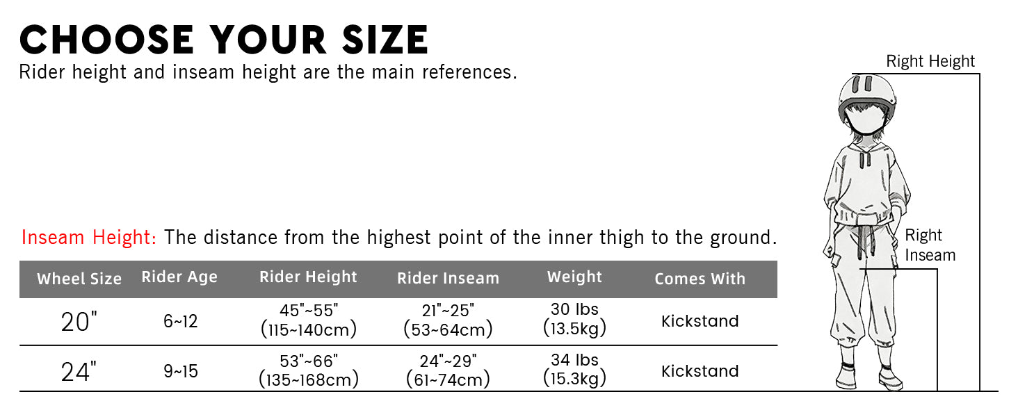 Glerc 24" SKYLINE 21-Speed Kids Mountain Bicycle