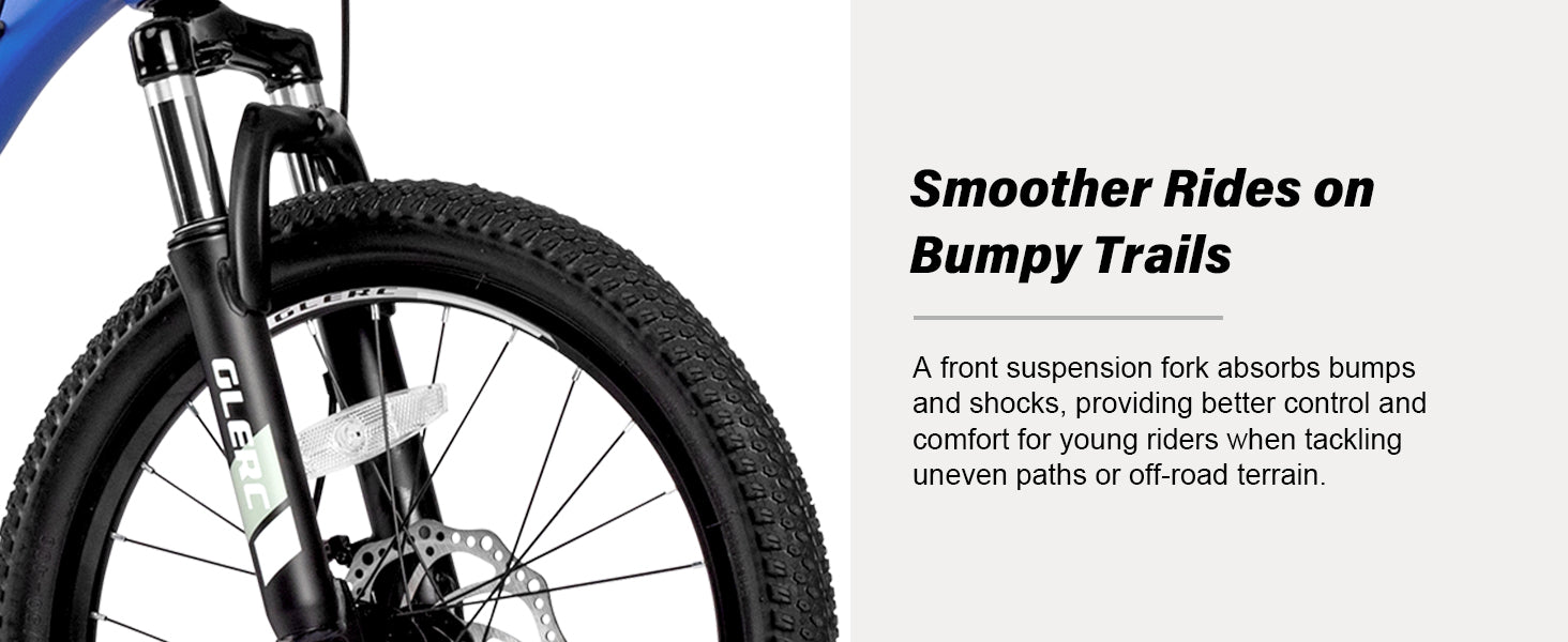 Glerc 24" SKYLINE 21-Speed Kids Mountain Bicycle