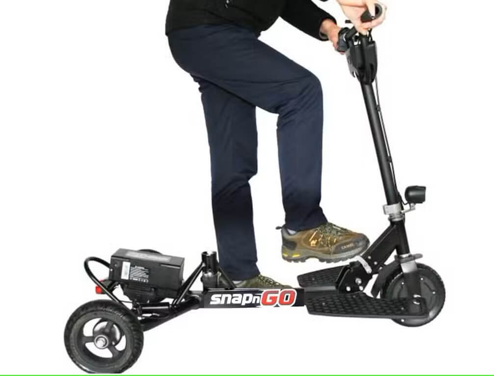 Glion SNAPnGO DELUXE Edition 36V Electric Travel Mobility Scooter Folding Tricycle