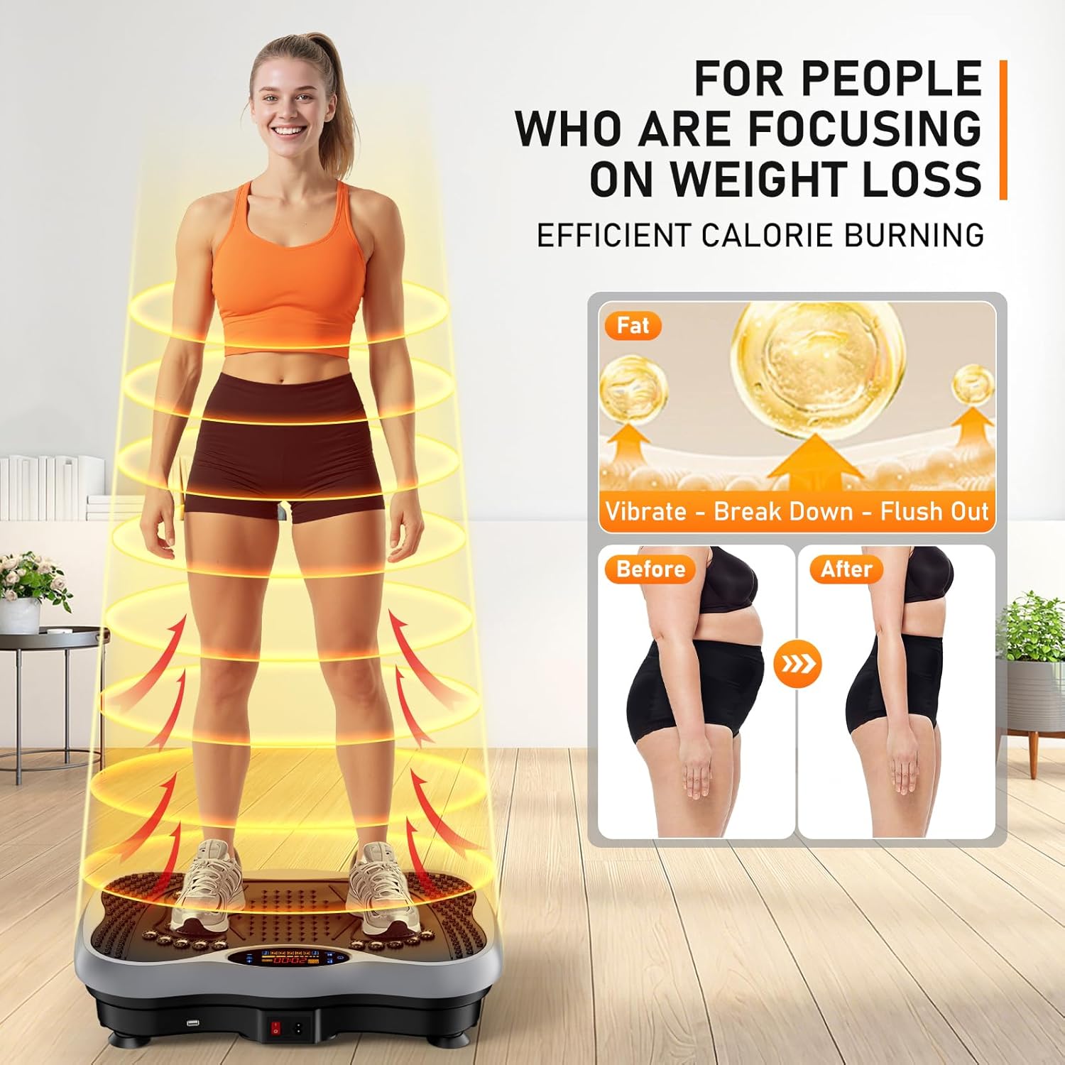 GLYLF Vibration Plate Exercise Machine