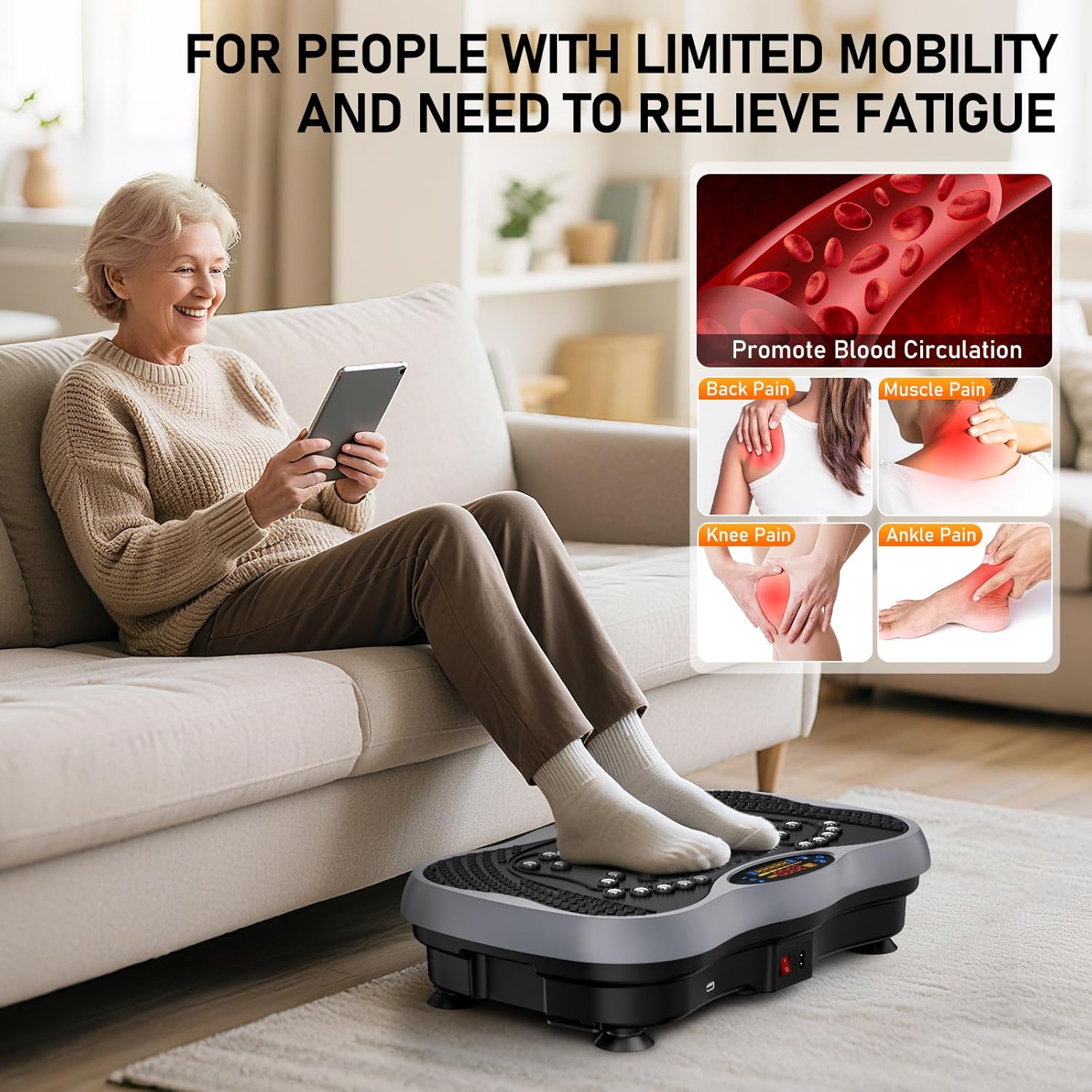 GLYLF Vibration Plate Exercise Machine
