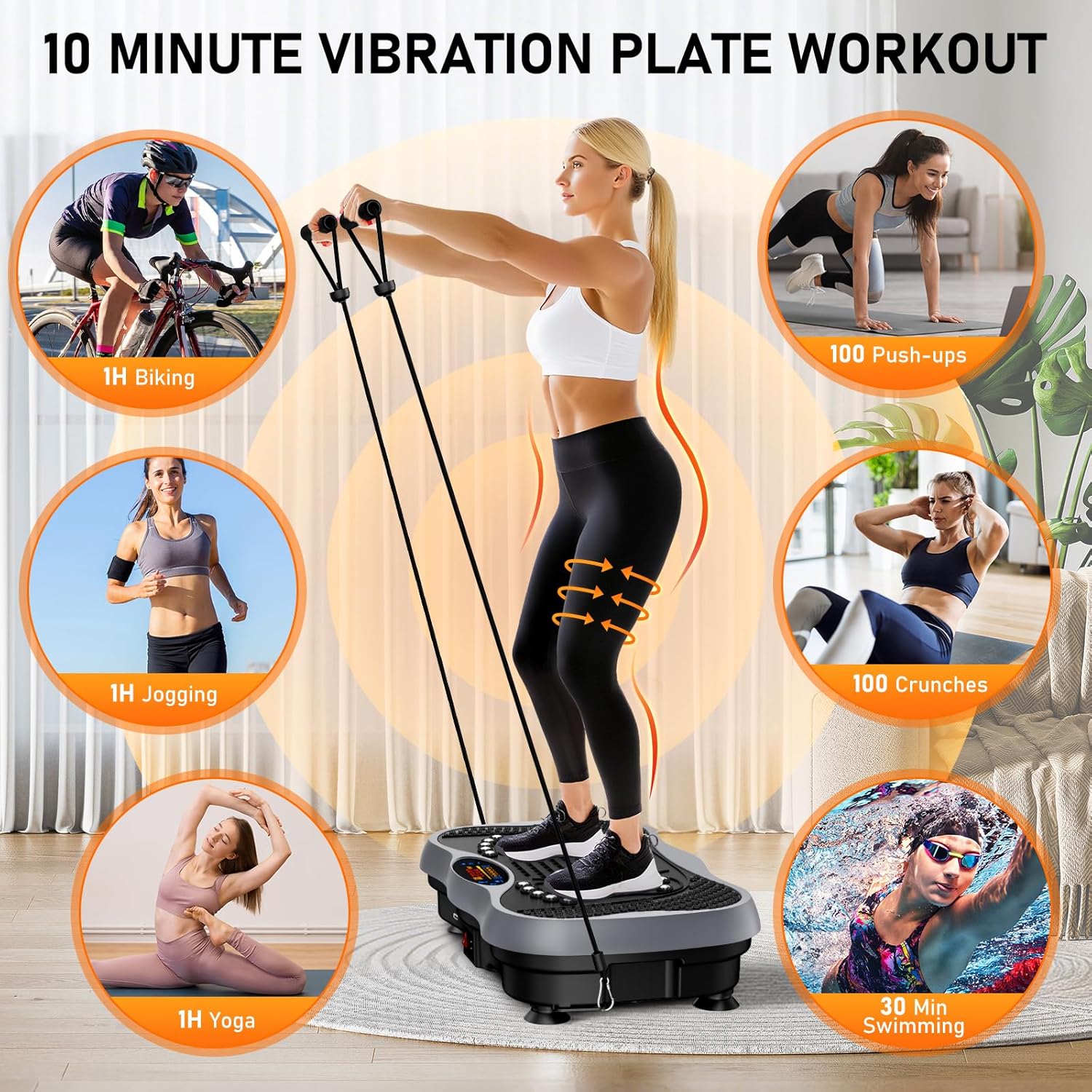 GLYLF Vibration Plate Exercise Machine
