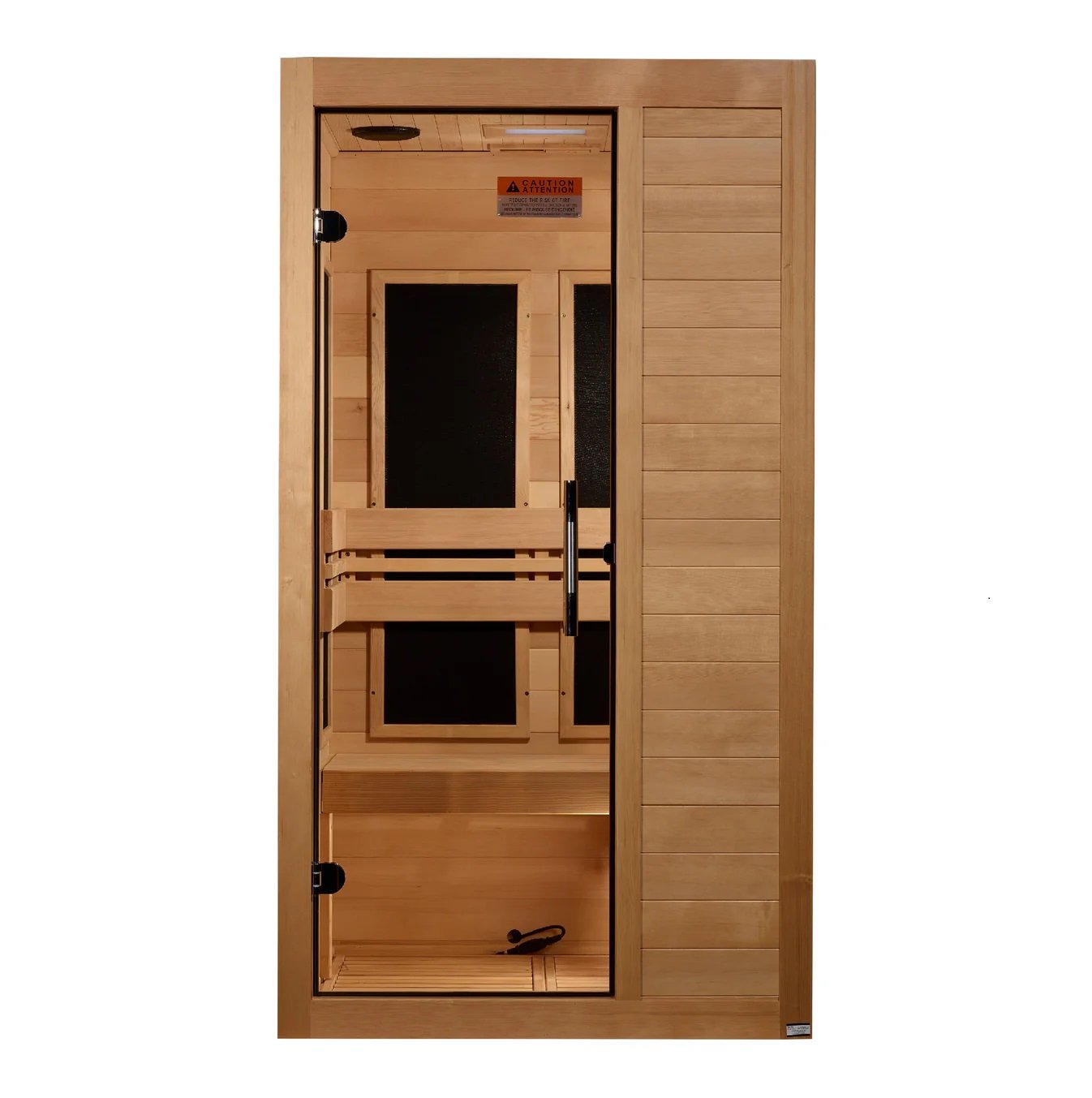 Golden Designs DYN-6115-05 "VENETO ELITE" Dynamic ULTRA LOW EMF 2 Person Infrared Sauna