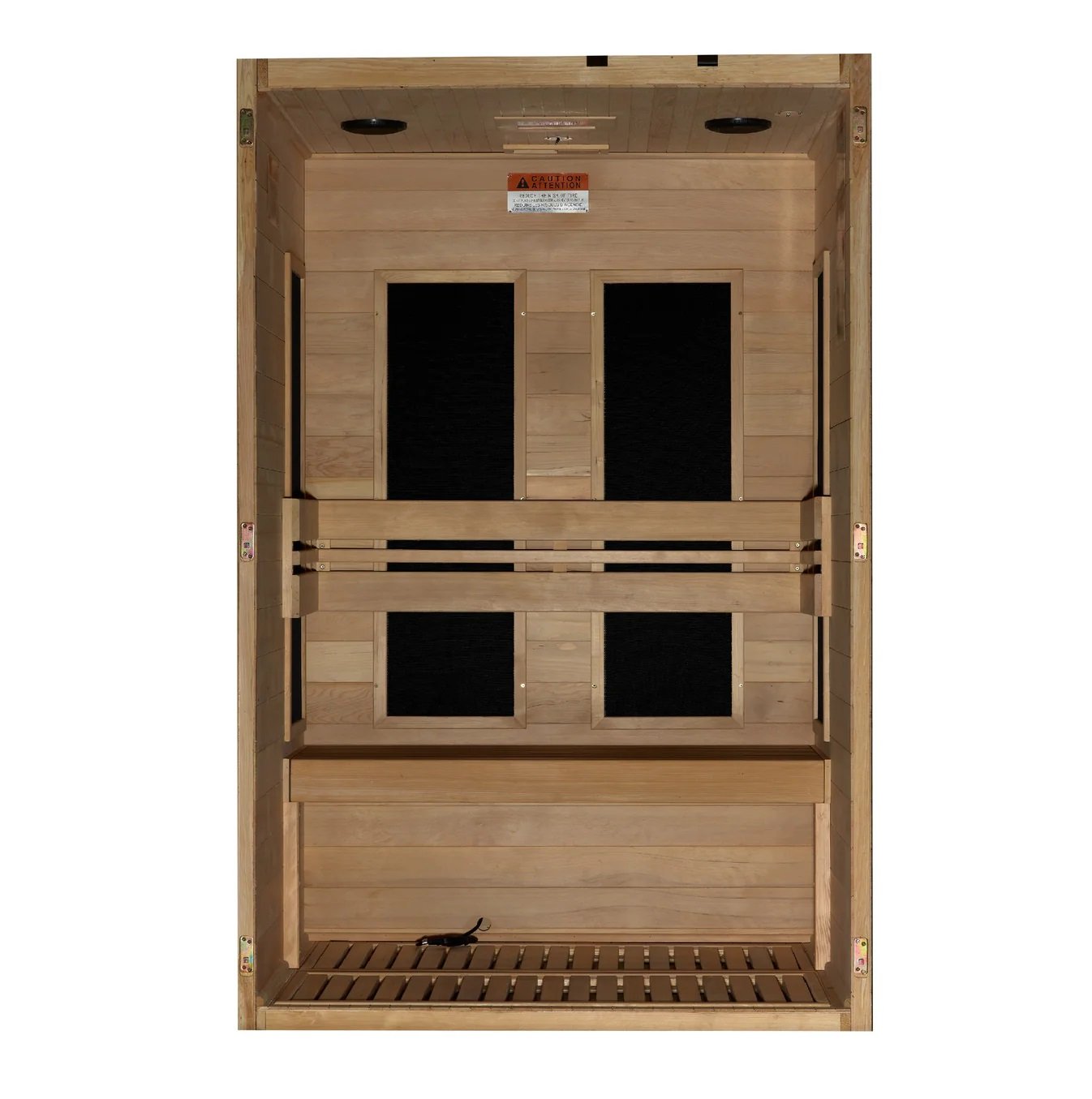 Golden Designs DYN-6215-05 "LUCCA ELITE" Dynamic ULTRA LOW EMF 2 Person Infrared Sauna