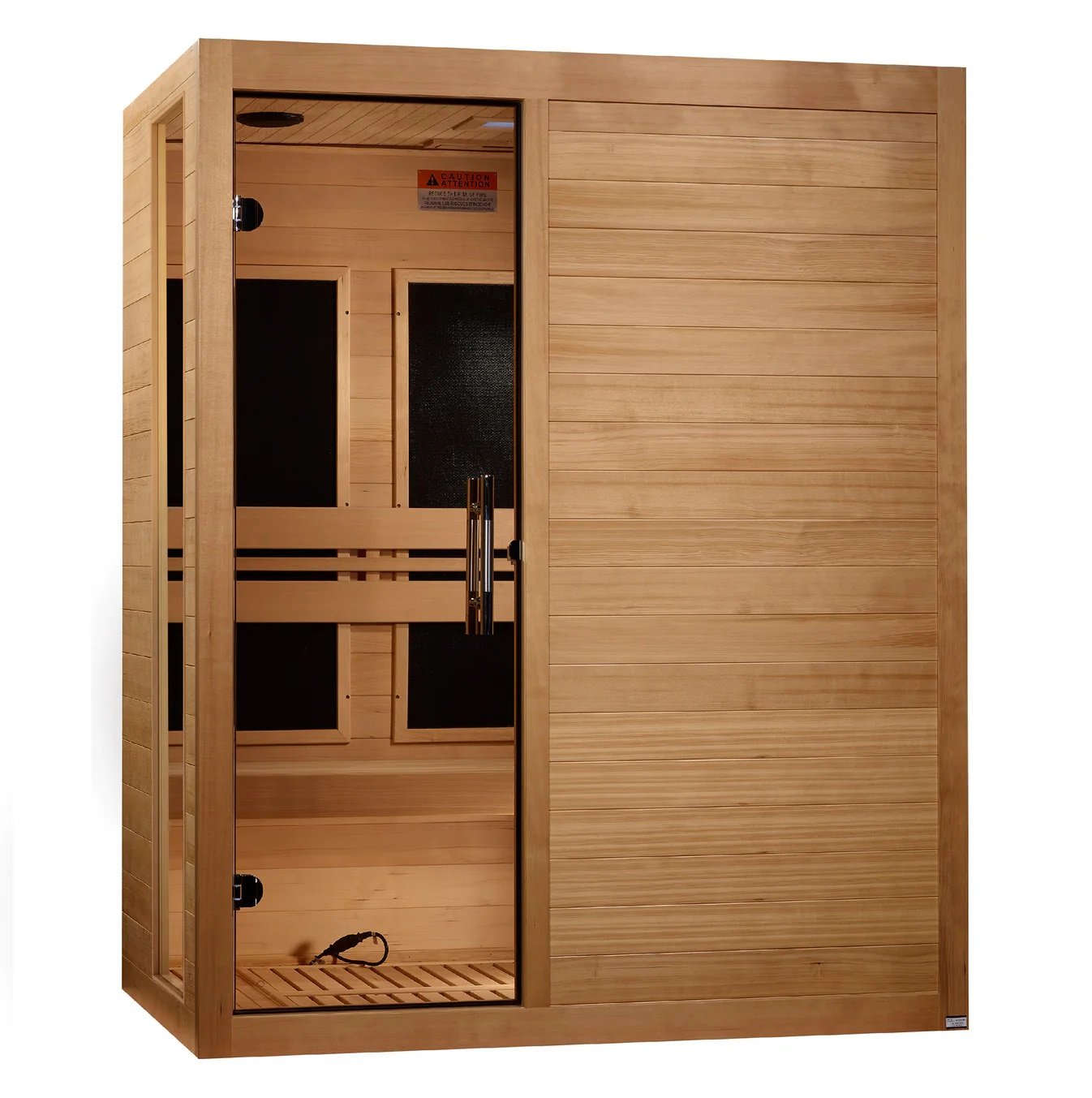 Golden Designs DYN-6315-05 "TOSCANA ELITE" Dynamic ULTRA LOW EMF 3 Person Infrared Sauna