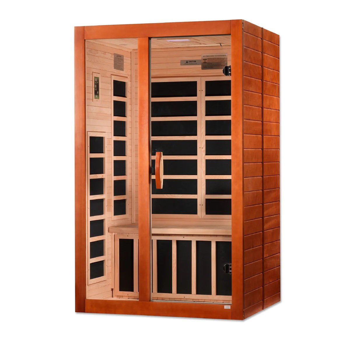 Golden Designs DYN-6209-02 SANTIAGO ELITE Dynamic ULTRA LOW EMF 2 Person Infrared Sauna
