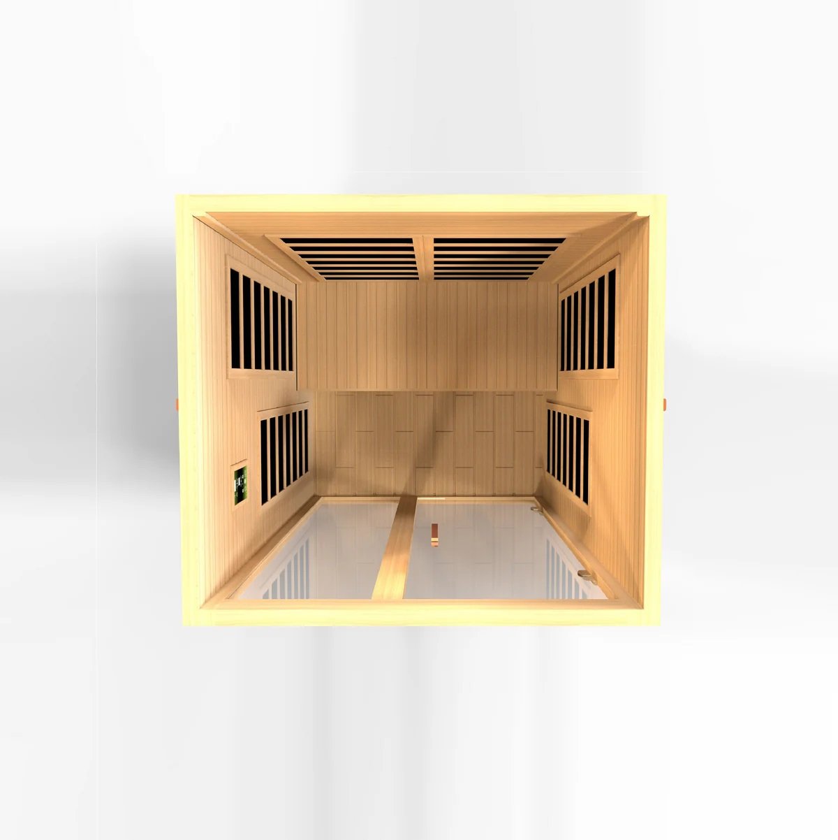 Golden Designs DYN-6209-02 SANTIAGO ELITE Dynamic ULTRA LOW EMF 2 Person Infrared Sauna