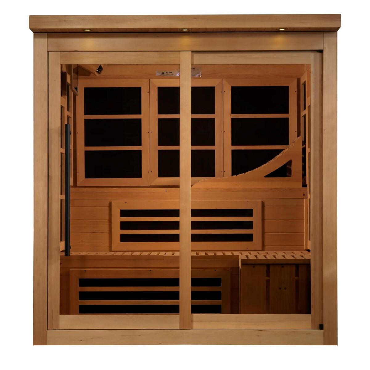 Golden Designs GDI-6996-02 "MONACO Limited Edition" 6 Person Near Zero EMF Infrared Sauna
