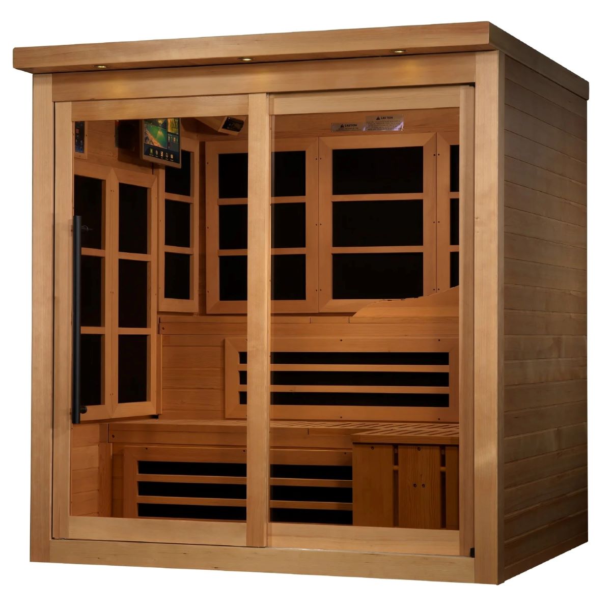 Golden Designs GDI-6996-02 "MONACO Limited Edition" 6 Person Near Zero EMF Infrared Sauna