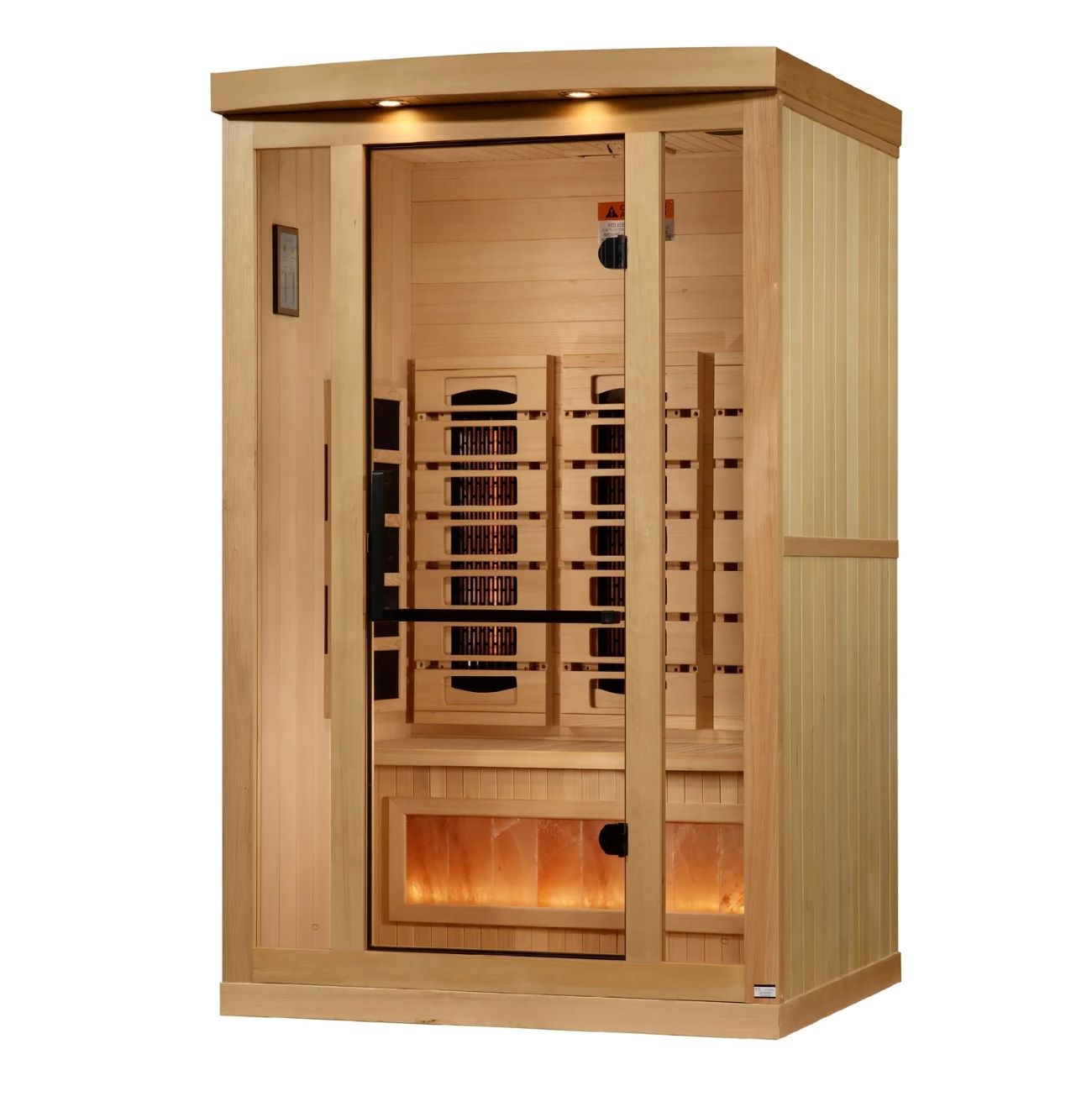 Golden Designs GDI-8020-03 Full Spectrum Himalayan Salt Bar 2 Person Infrared Sauna