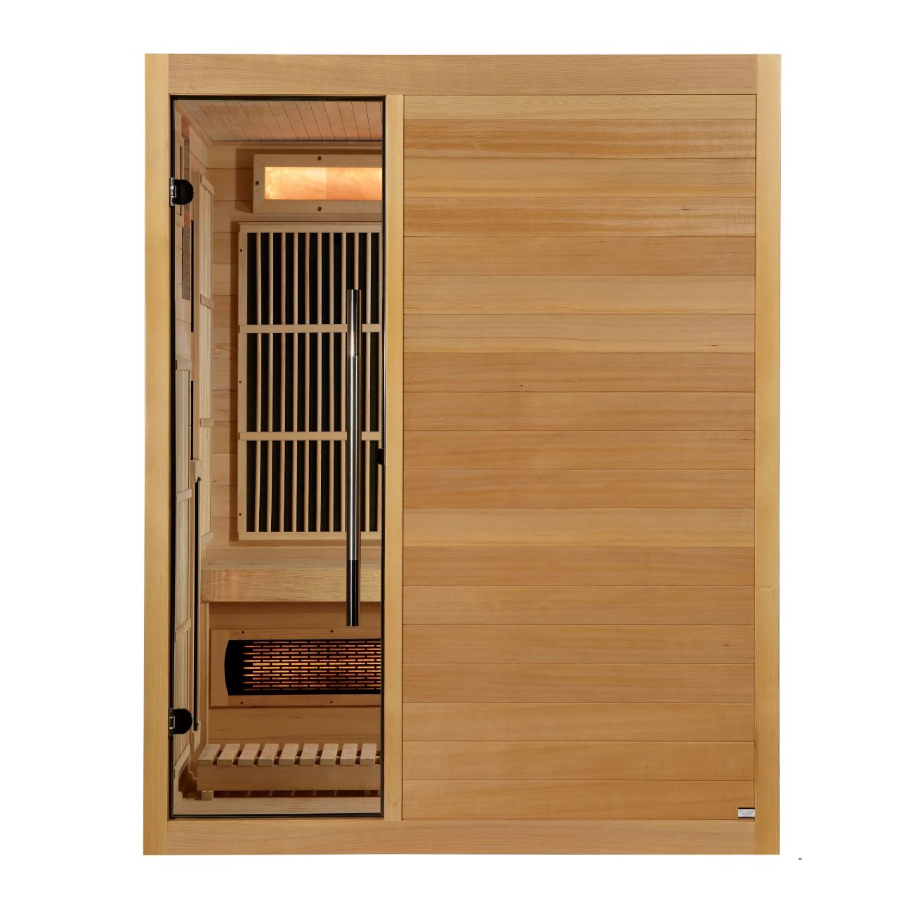 Golden Designs GDI-8330-01 "SORIA" 3 Person Full Spectrum and Harvia Traditional Stove Hybrid Sauna