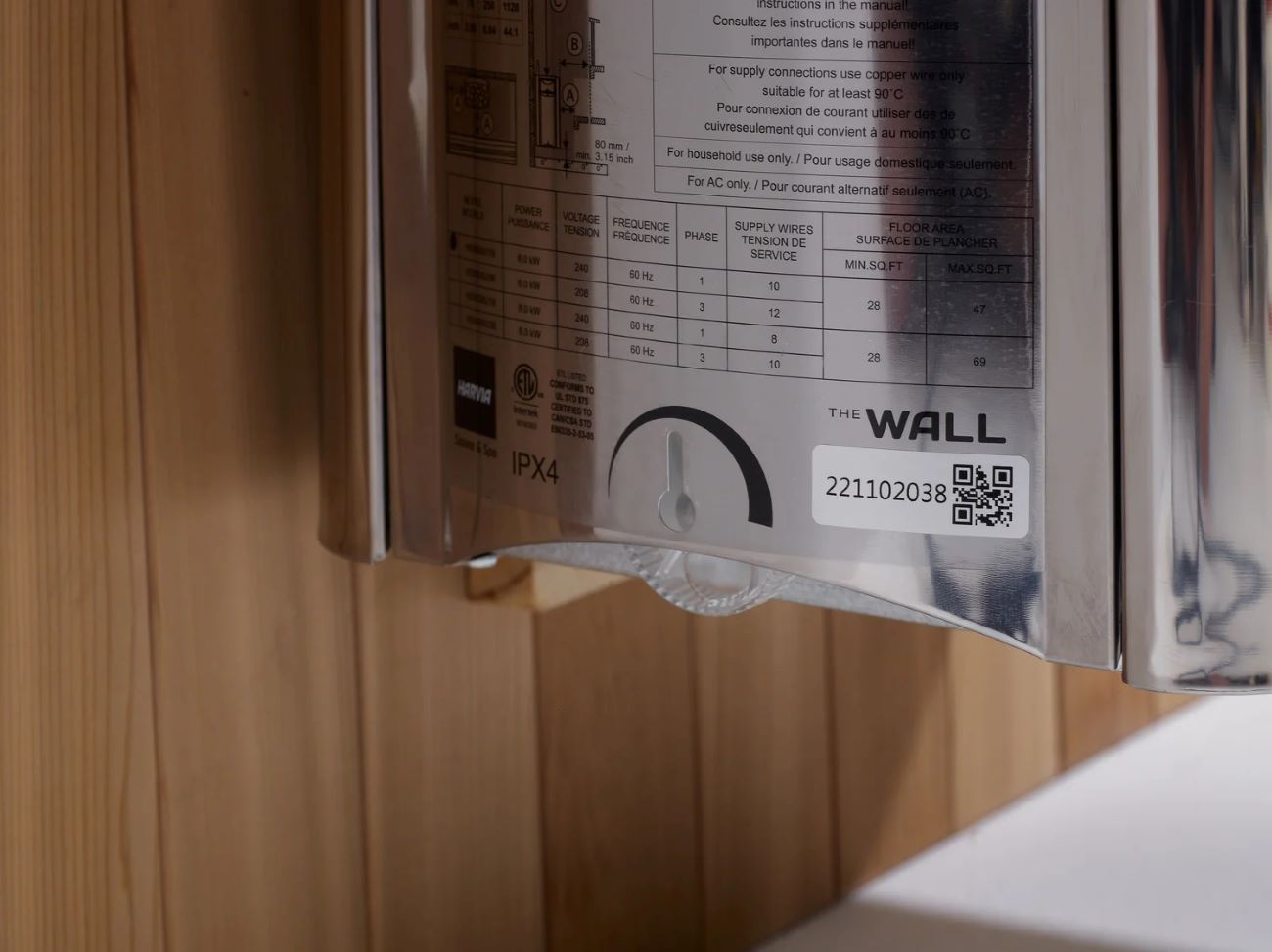 Golden Designs GDI-8330-01 "SORIA" 3 Person Full Spectrum and Harvia Traditional Stove Hybrid Sauna