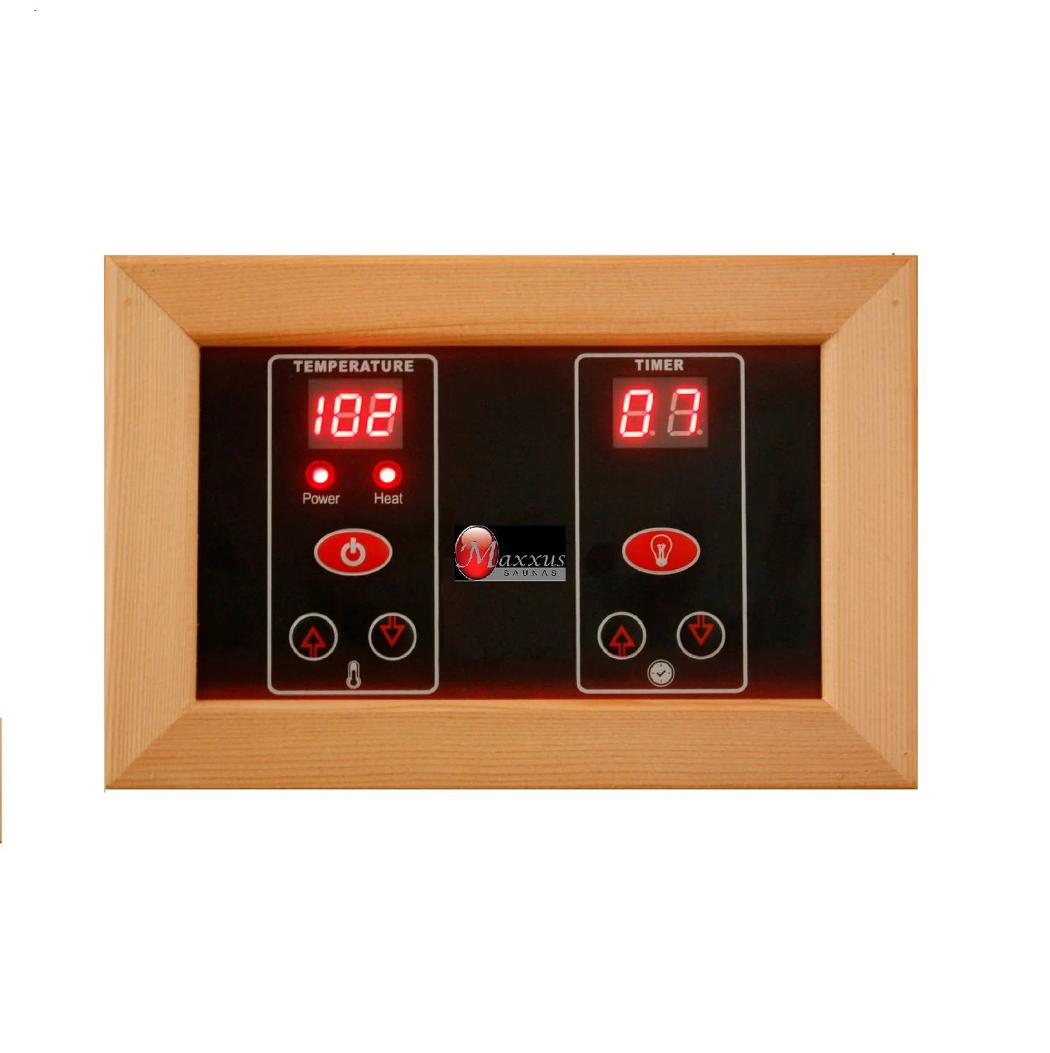 Golden Designs Maxxus MX-J206-01-ZF "SEATTLE" 2 Person Near Zero EMF FAR Infrared Sauna, Canadian Hemlock
