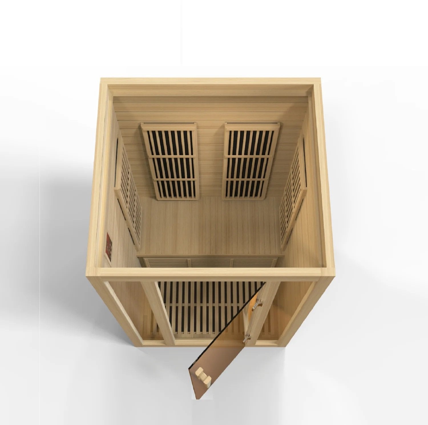 Golden Designs Maxxus MX-J206-01-ZF "SEATTLE" 2 Person Near Zero EMF FAR Infrared Sauna, Canadian Hemlock