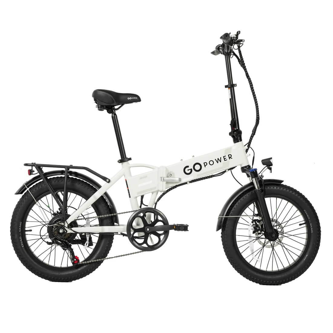 GoPowerBike GoExpress V2 750W 7 Speed Fat Tire Folding Electric Bike