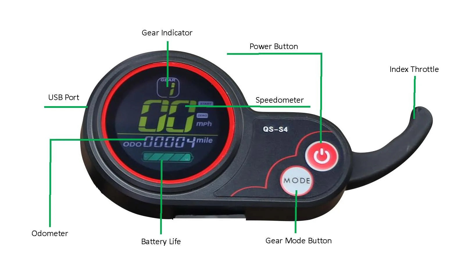 GoPowerBike PLUG City 500W 48V Lithium Front Suspension Folding Electric Scooter