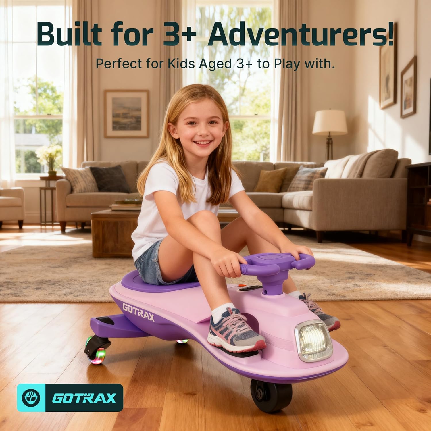 Gotrax WG1 12V Electric Ride-On Wiggle Toy Car