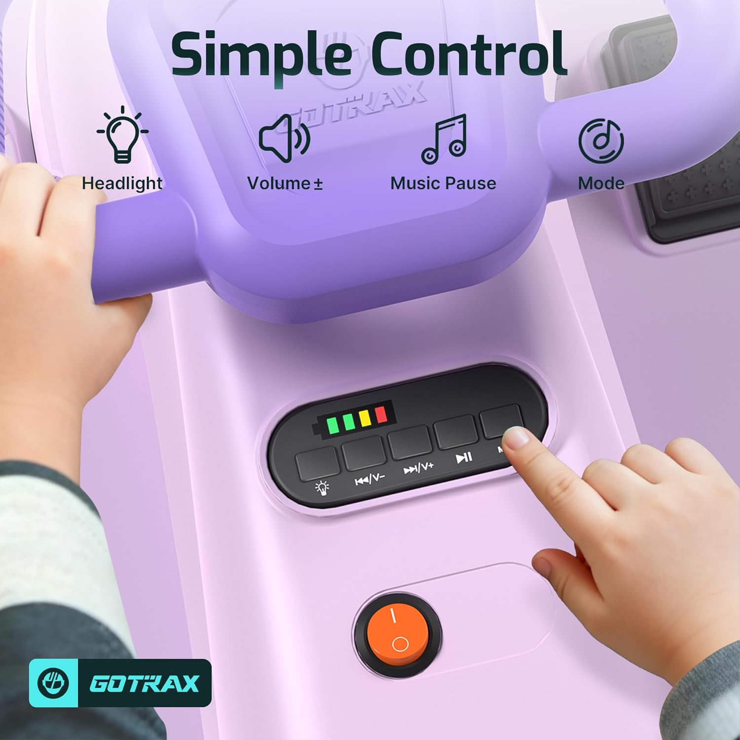 Gotrax WG1 12V Electric Ride-On Wiggle Toy Car