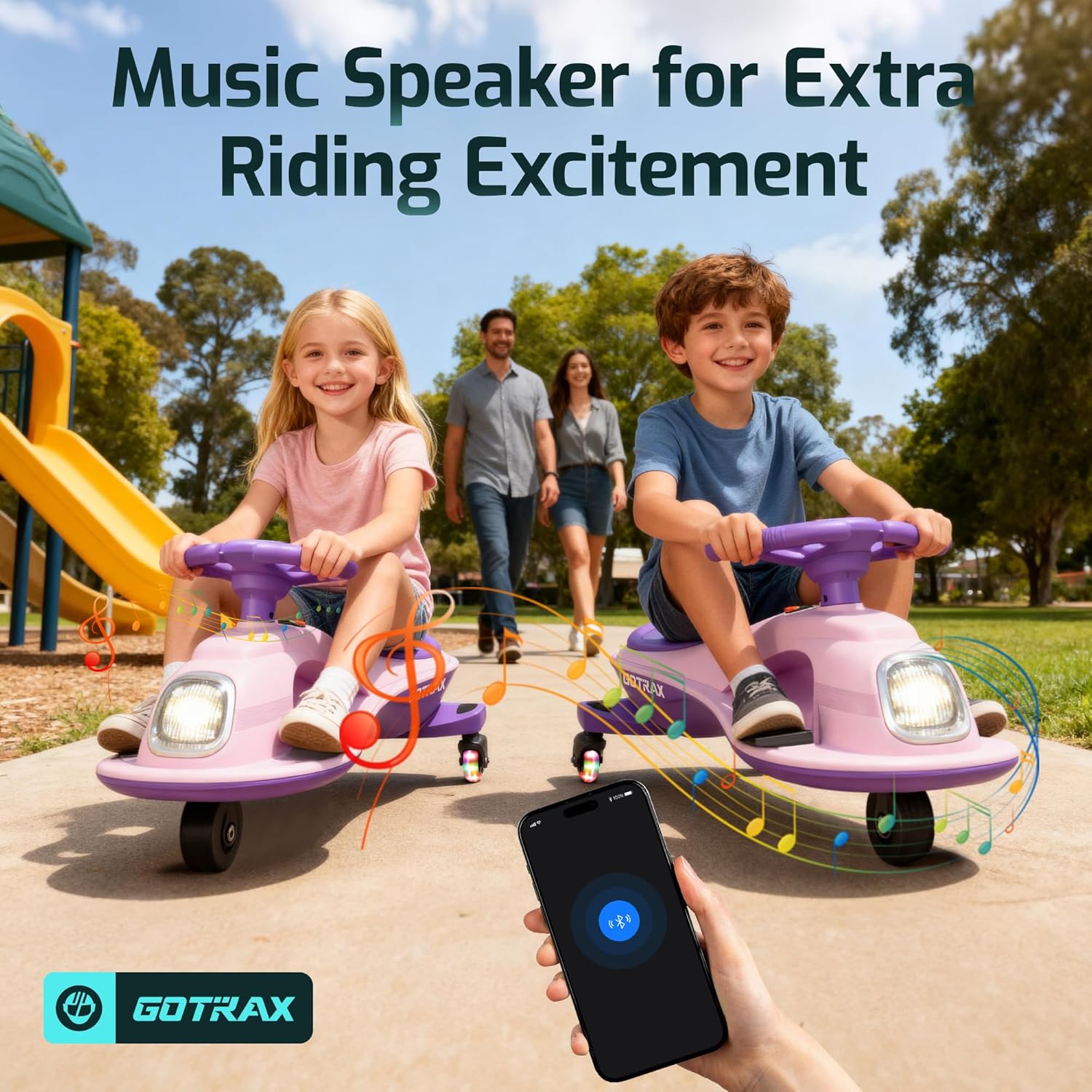 Gotrax WG1 12V Electric Ride-On Wiggle Toy Car