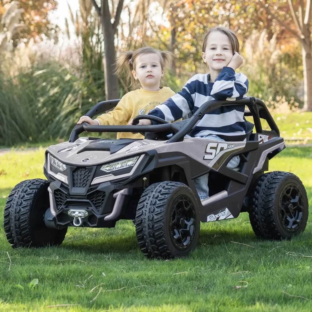 Moderno Kids TRAIL RUNNER 24V 4WD Electric UTV Ride-On Car, Parental Remote