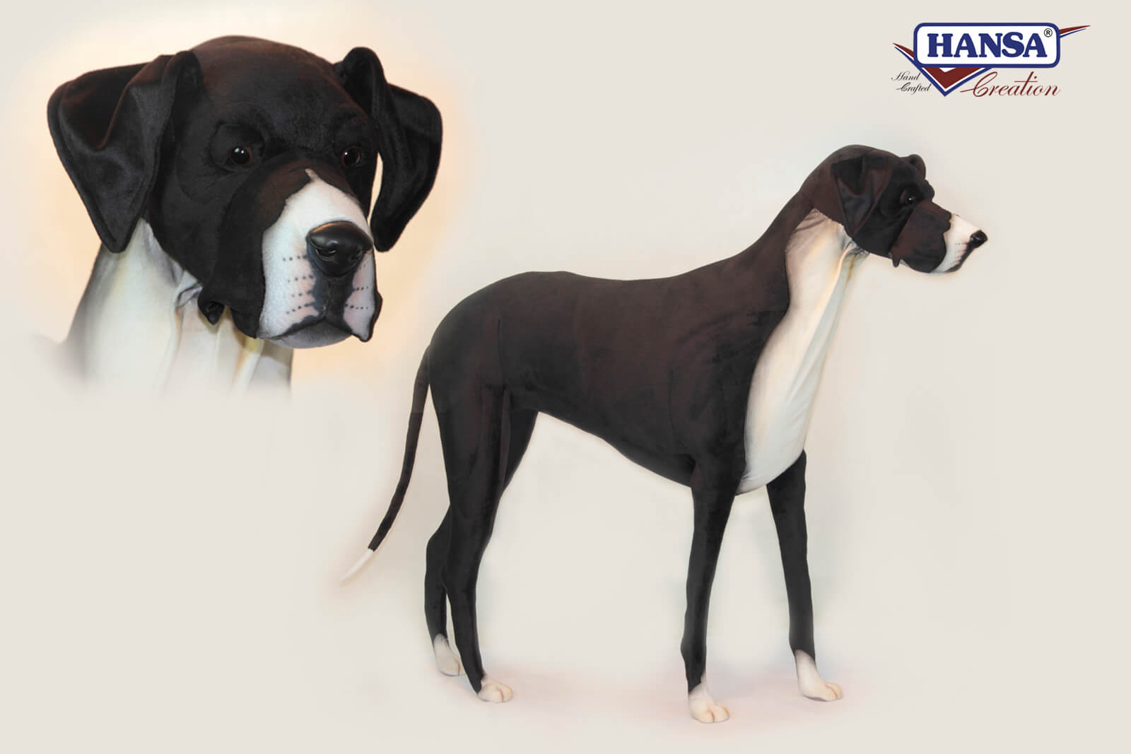Hansa Creations GREAT DANE 69''L Stuffed Animal Plush Toy, 6677