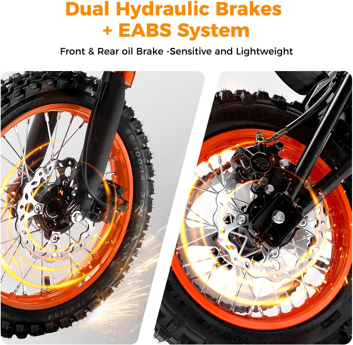 Hotsee 3000W 48V Full Suspension Mountain Electric Dirt Bike