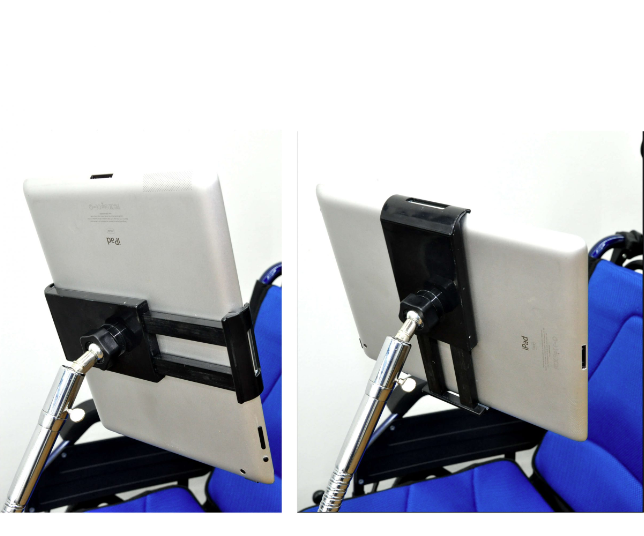 iPad and Smart Phone Holder for Wheelchairs, Mobility Scooters