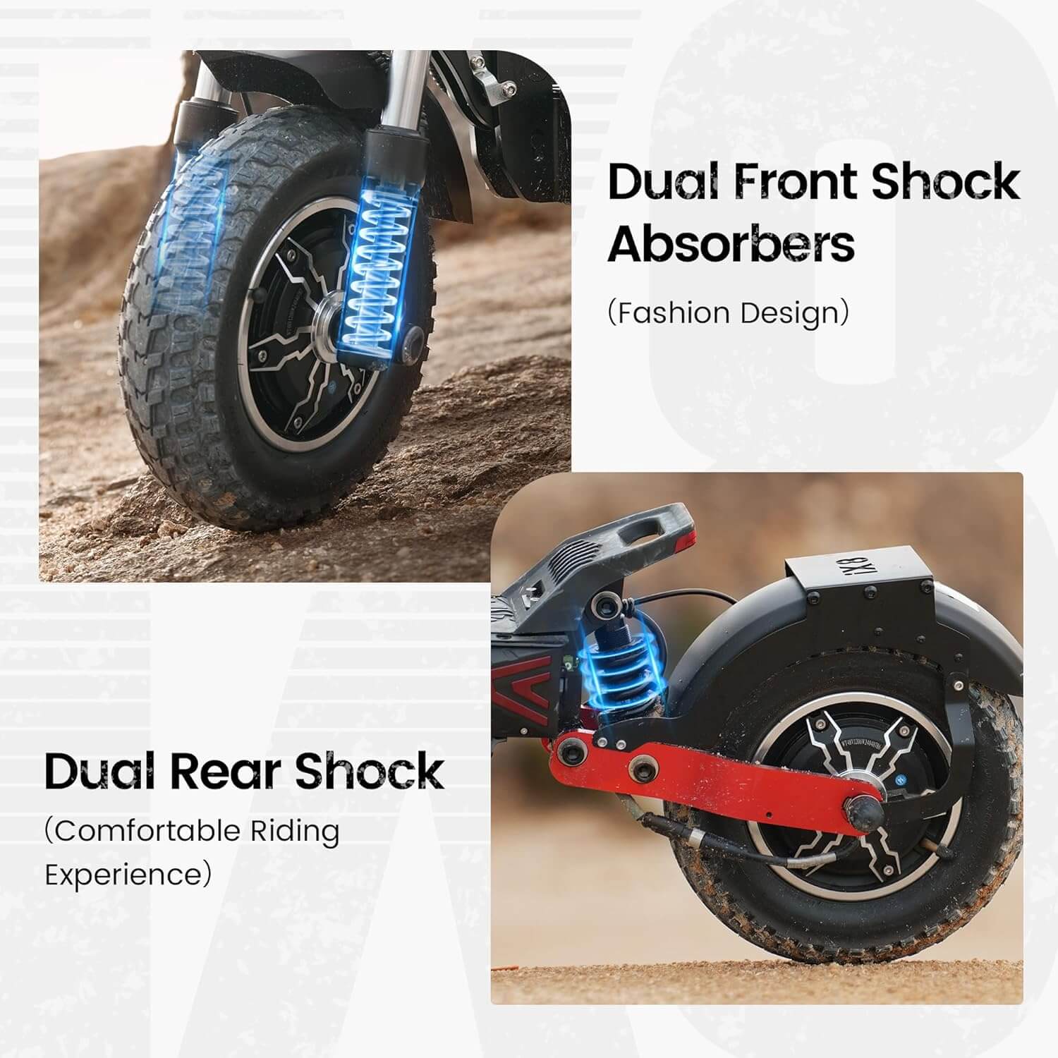 iScooter IX8 Off-Road Commuter Electric Scooter