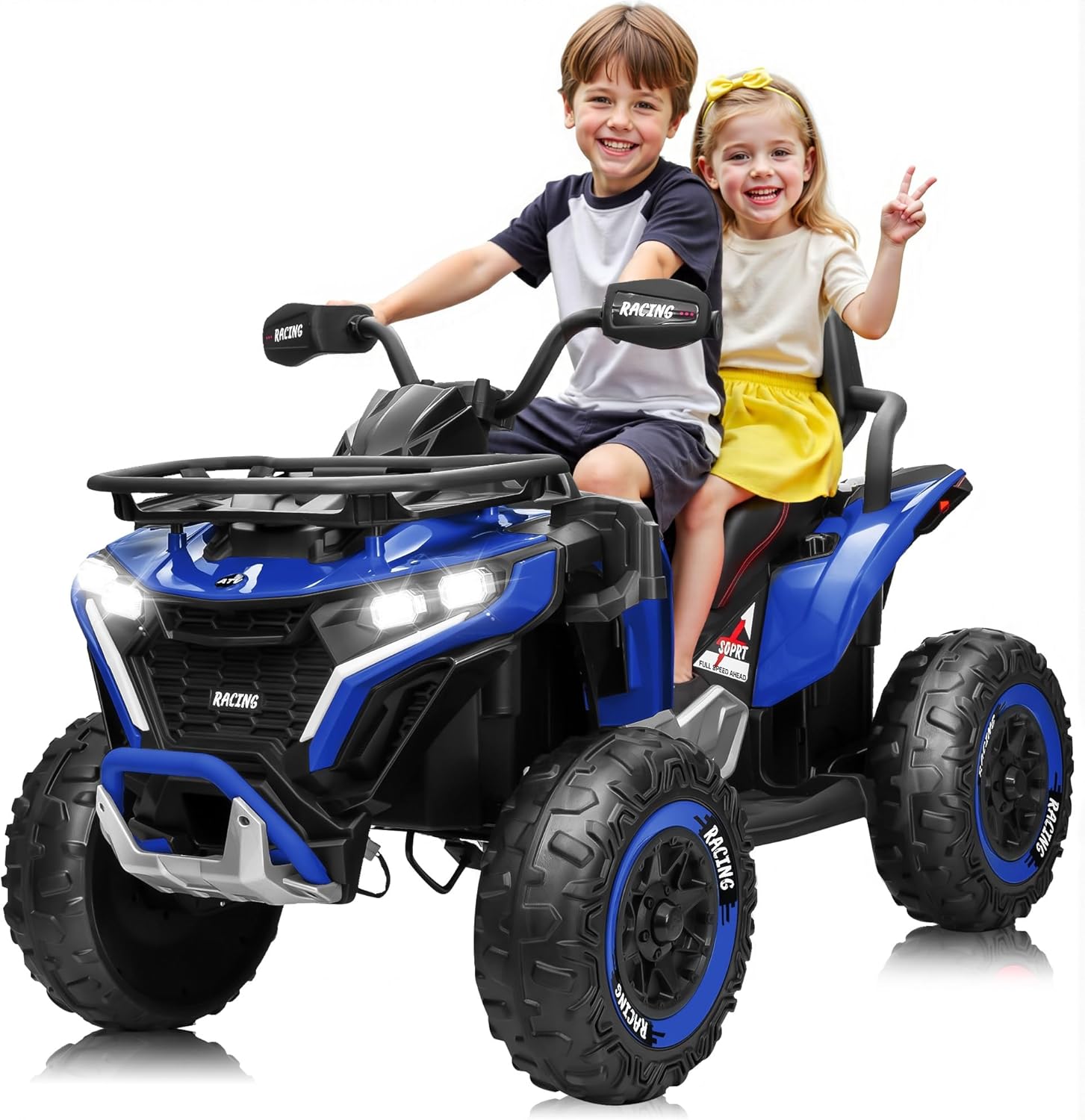 JORFLY 800W 24V 2 Seater Big Kids' Ride-On Electric All-Terrain Vehicle ATV